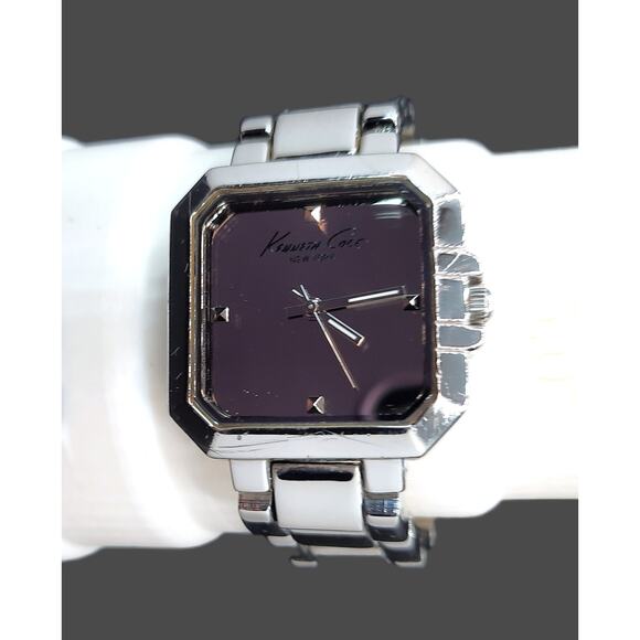 Kenneth Cole New York Accessories - Kenneth Cole NY Women's Watch Square Face Stainless Steel Band Quartz KCW4010